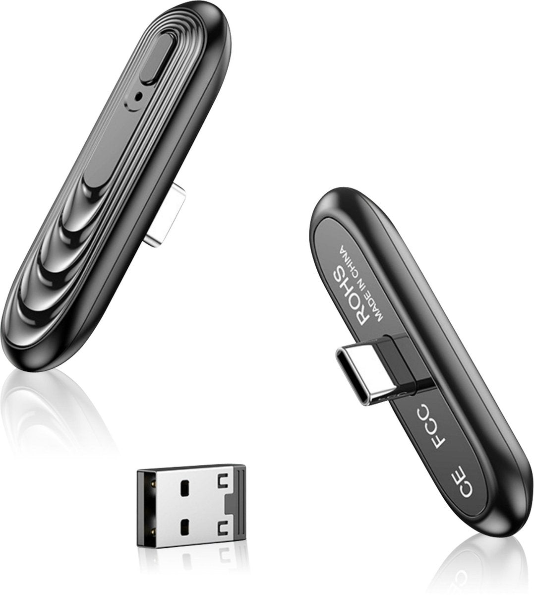 Phannie Bluetooth Dongle voor PS4 / PS5 / XBOX / Nintendo Switch / Macbook / PC / Switch Lite / Switch TV Dock / Ipad / Smartphone / Laptop - Headset - Speaker - Type C en USB Audio Transmitter - Draadloze Adapter
