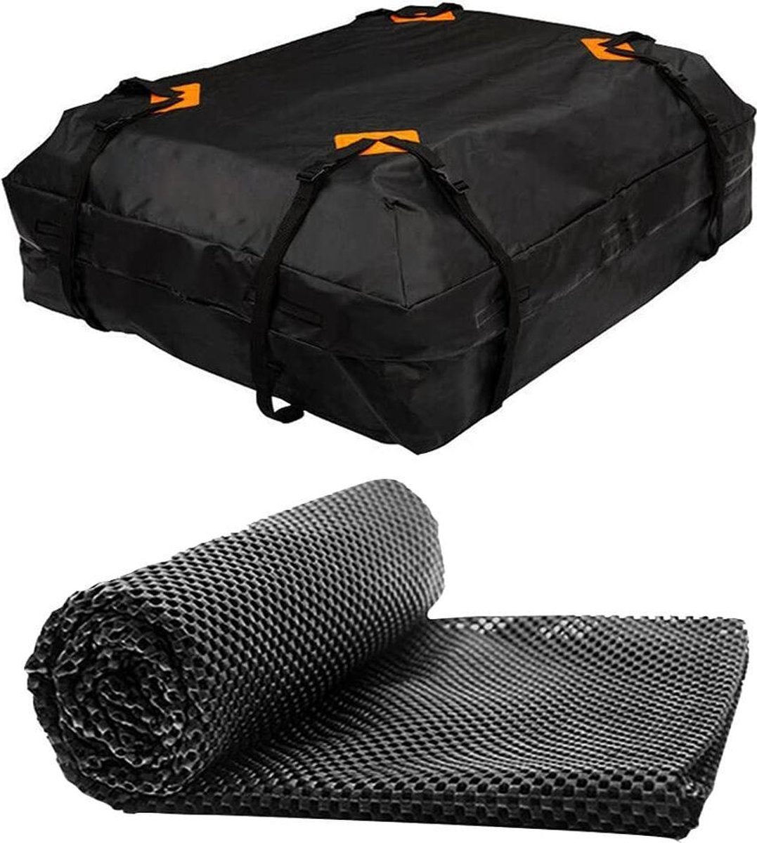 Limited Edition Dakkoffer - Oranje- Transportbox - 425 liter - Koffer - Bagagekoffer - Waterdicht - Waterbestendig - Dak - Grote capaciteit - Universeel
