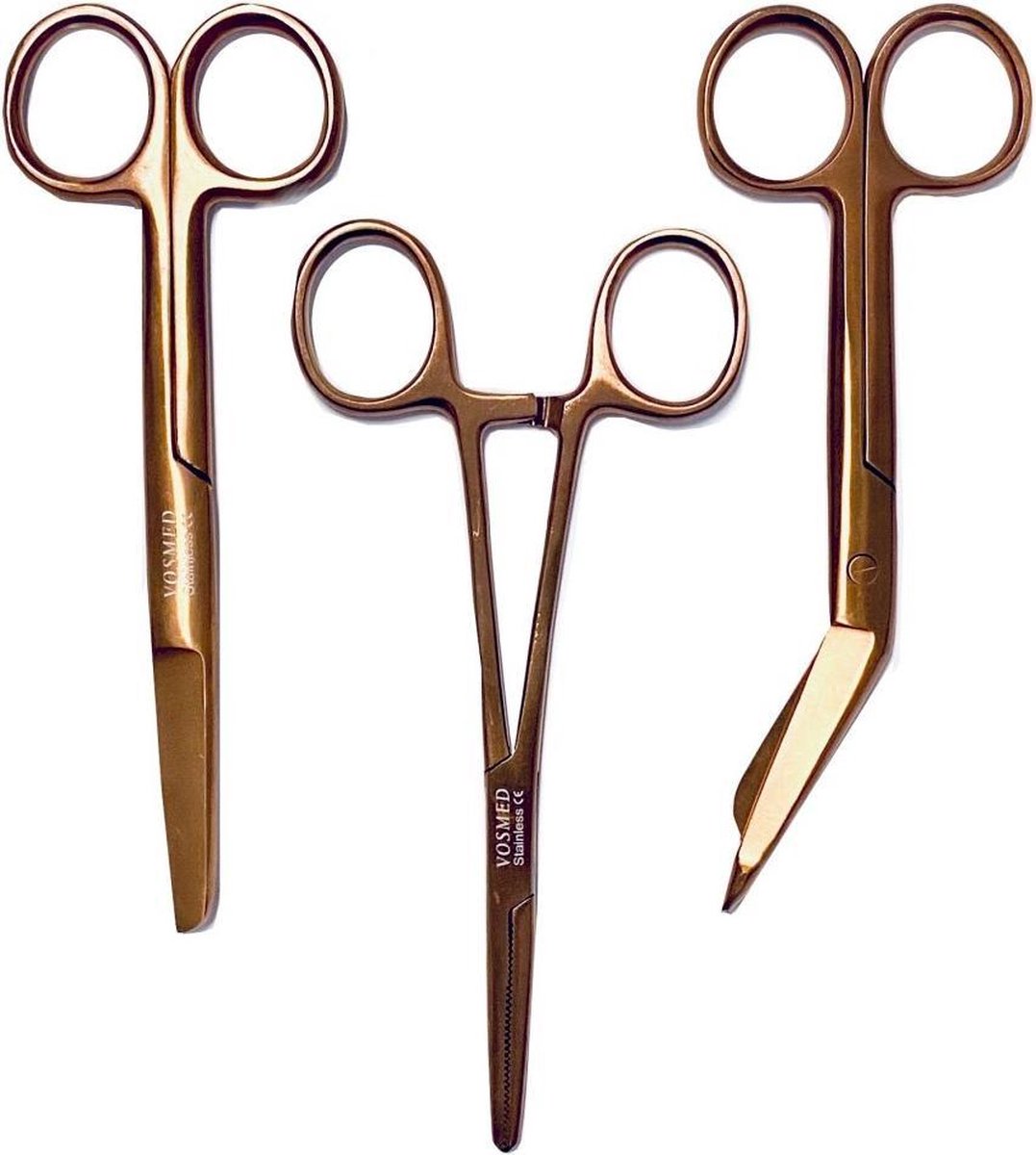 Verbandschaar + Chirurgische schaar + kocher Color Bronze