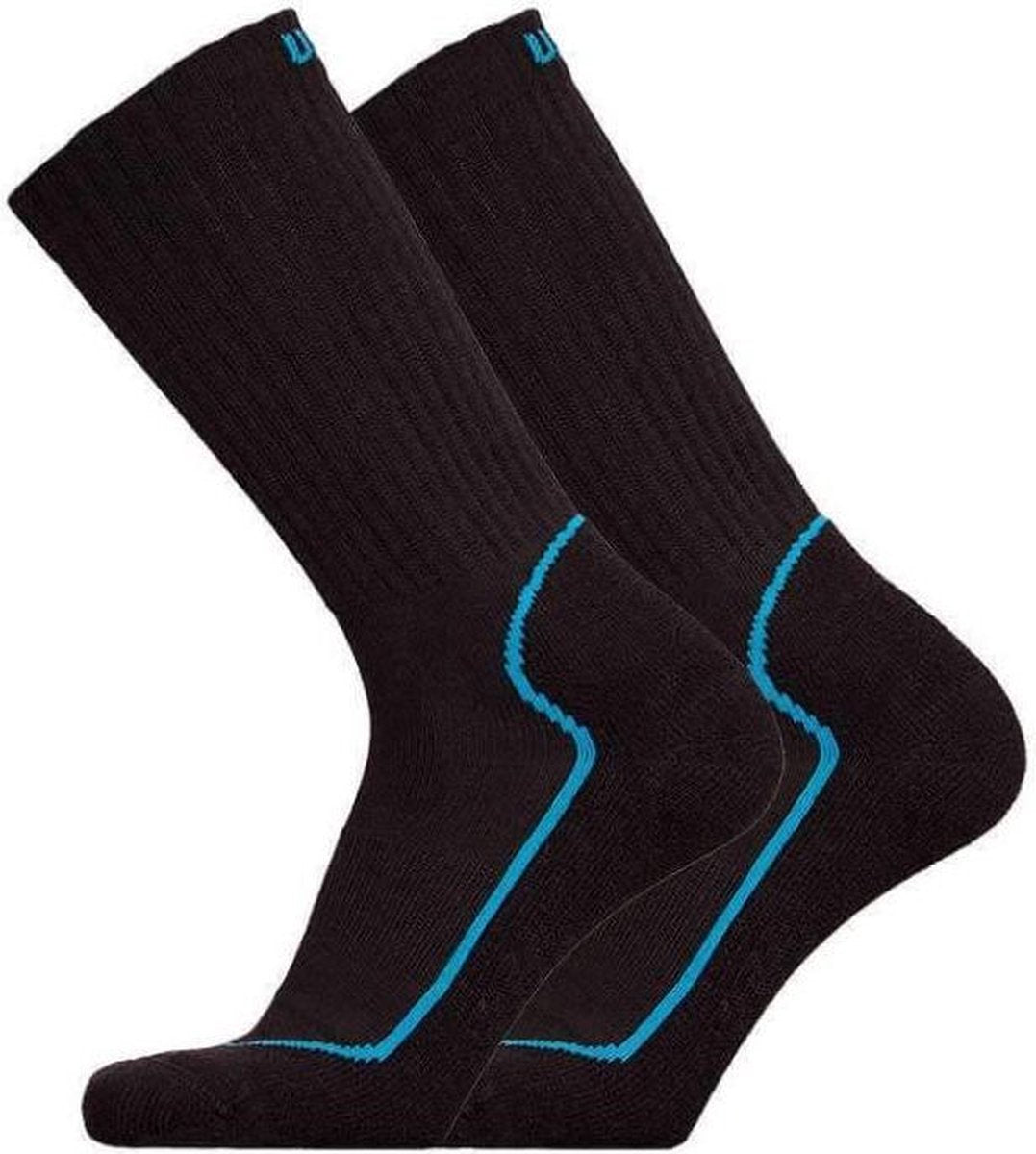 Uphillsport Sportsokken Suomu Merinowol Zwart/blauw Mt 43-46