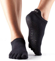 ToeSox Low Rise Full Toe Zwart