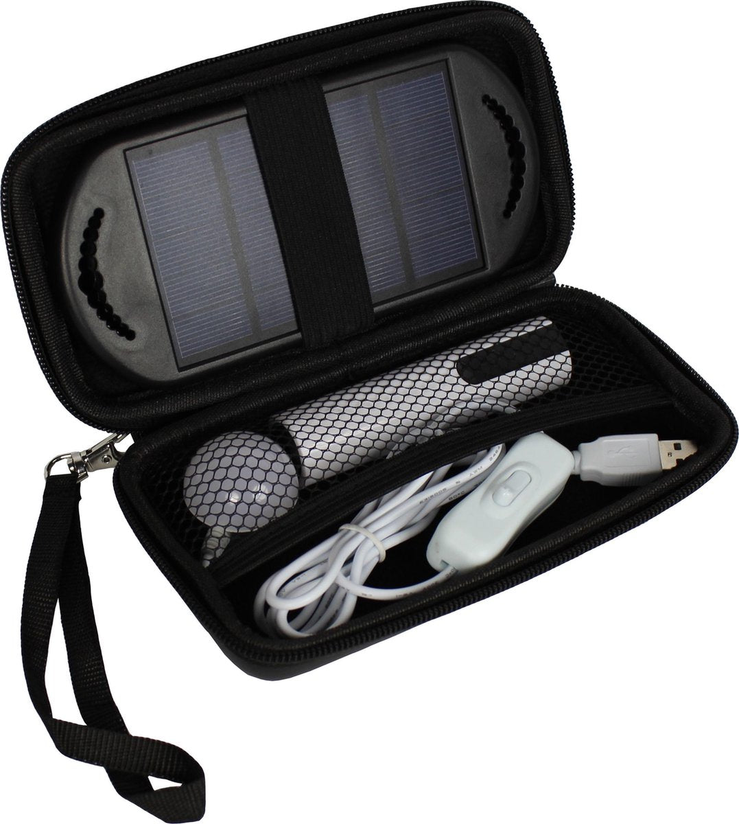 POWERplus Anaconda Solar USB Portable Verlichting en Powerbank