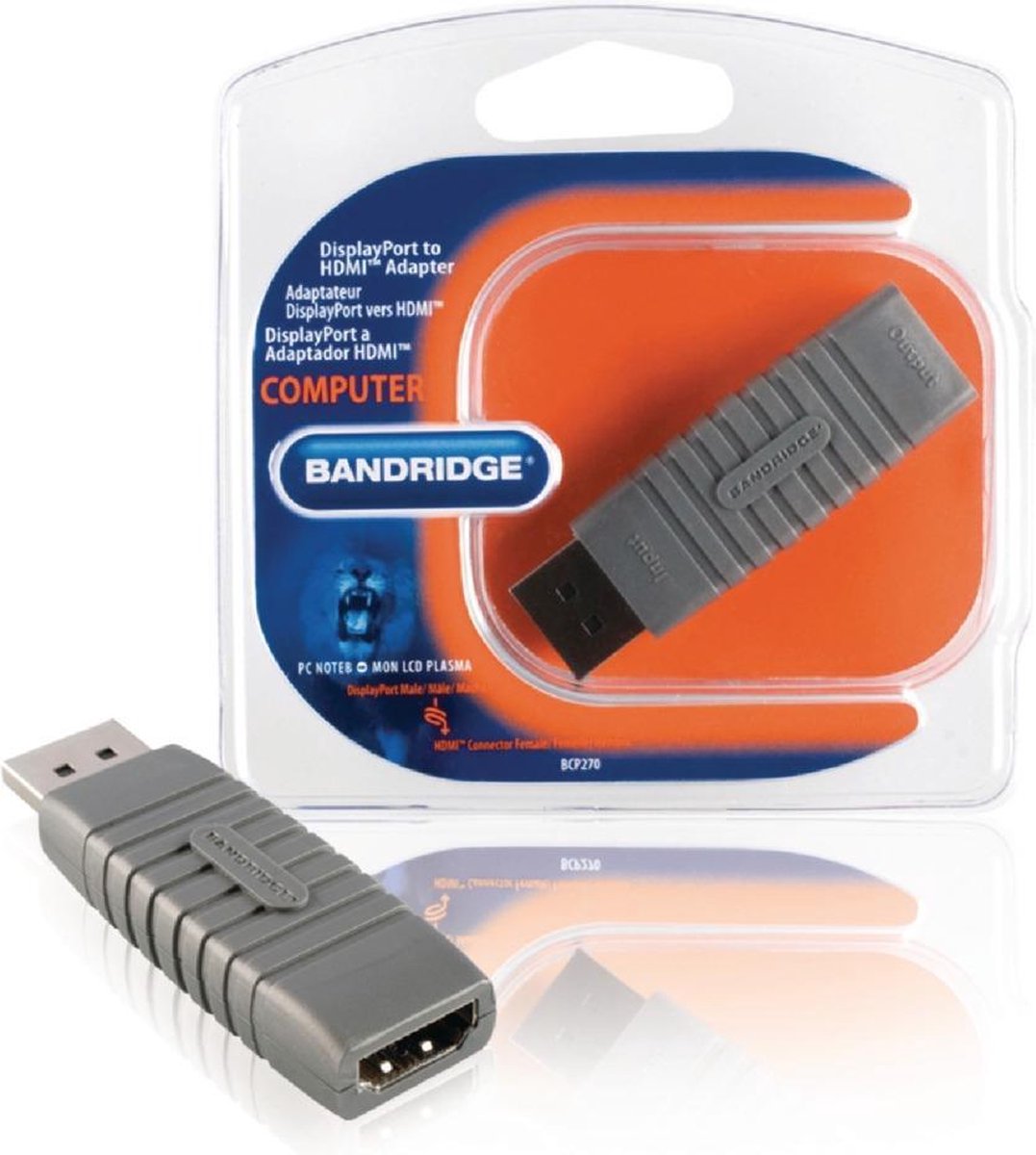 Bandridge - Displayport naar HDMI Beeldscherm Adapter