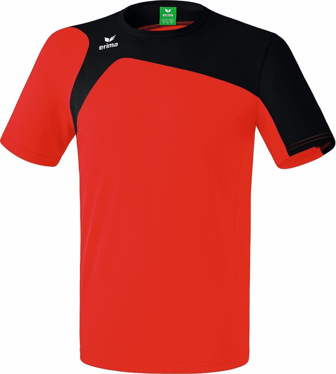 Erima Club 1900 2.0 T-Shirt - Rood / Zwart | Maat: XL