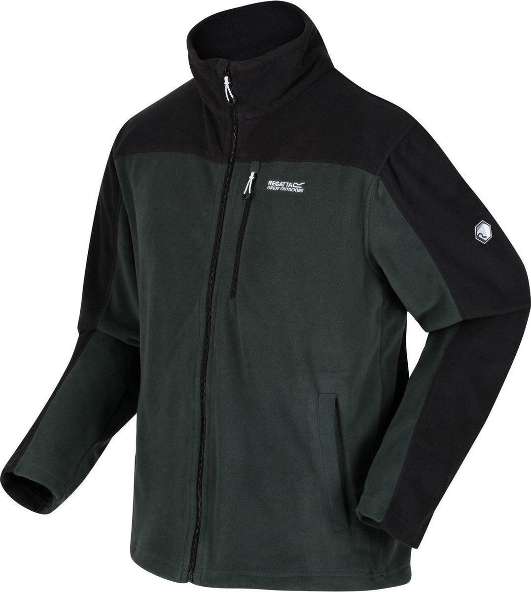Regatta Fleecejack Fellard Heren Polyester Zwart Maat Xxl