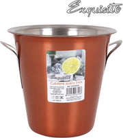 Exquisite Wijn- of Champagnekoeler - RVS – Koperkleurig