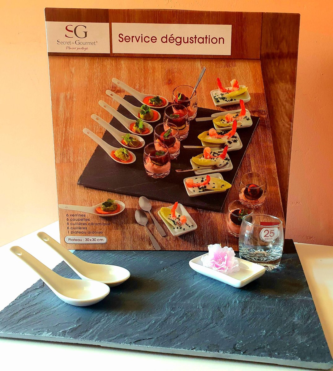Tappas - Tafelen - Hapjes - 25 Delige - Aperitief set - Gourmet - Secret de gourmet service