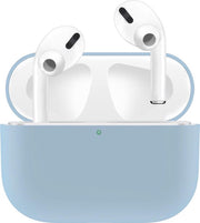 Siliconen Case Apple AirPods Pro Kleur Licht Baby Blauw - AirPods hoesje - Cadeau - Gratis verzending