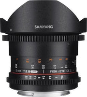 Samyang 8mm T3.8 Umc Vdslr Fisheye Cs II - Prime lens - geschikt voor Canon Systeemcamera