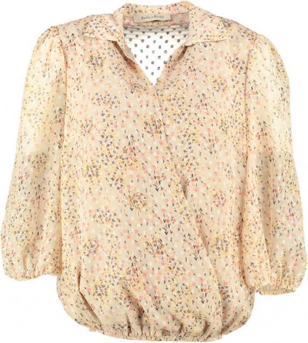 Amelie & amelie polyester blouse 3/4 mouw - Maat L