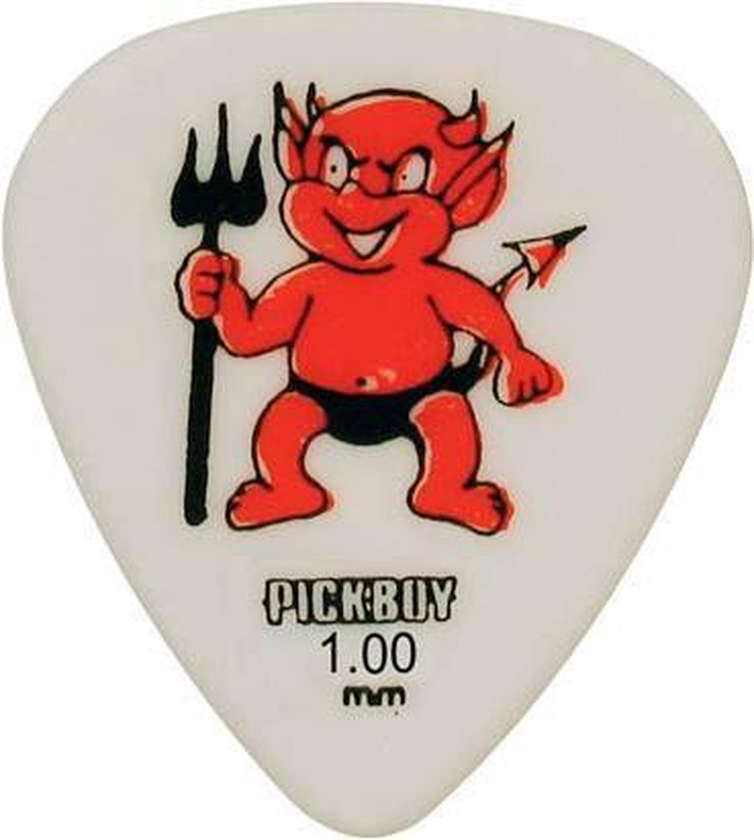 Pickboy Plectrum Celltex 1.00 mm "red devil" design p/s