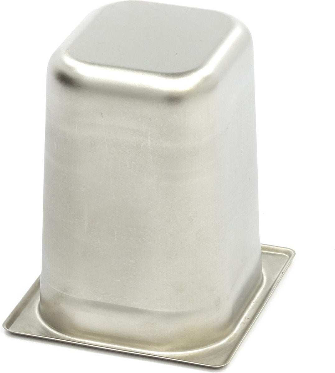 Gastronorm Bak 1/6GN - 200mm - 176x162mm - RVS - Glad - Hittebestendig - Horeca GN Bak - Maxima