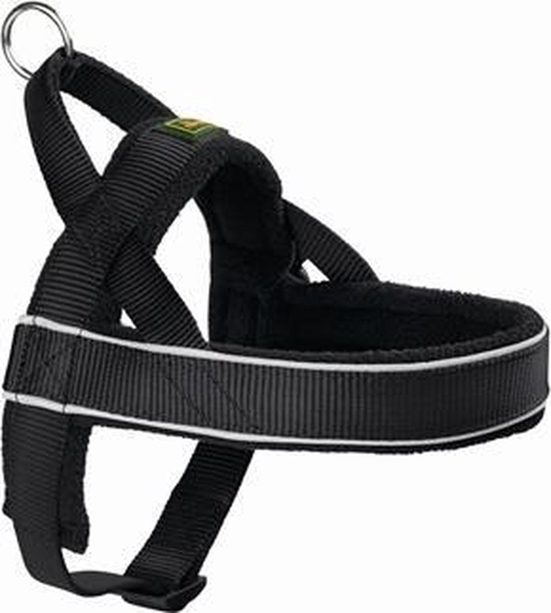 Hunter harnas norweger racing nylon zwart/zwart - medium 52-62x2