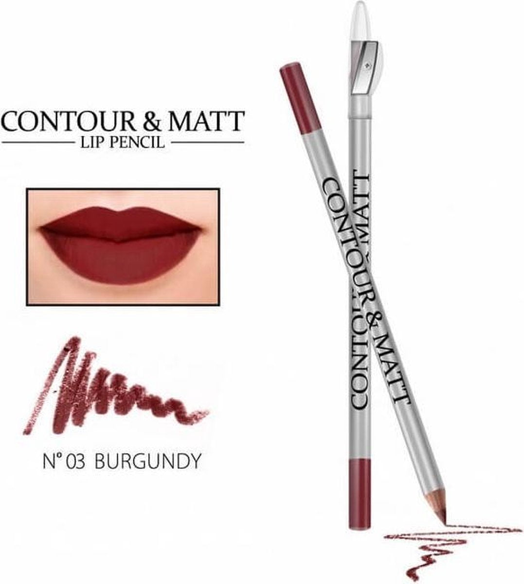 REVERS® Contour & Matt Lip Pencil #3 Burgungy