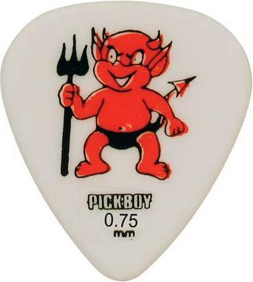 Pickboy Plectrum Celltex 0.75 mm "red devil" design p/s