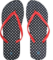 Sorprese vlinder – slippers – zwart stip – maat 38 – slippers dames – teenslippers - badslippers