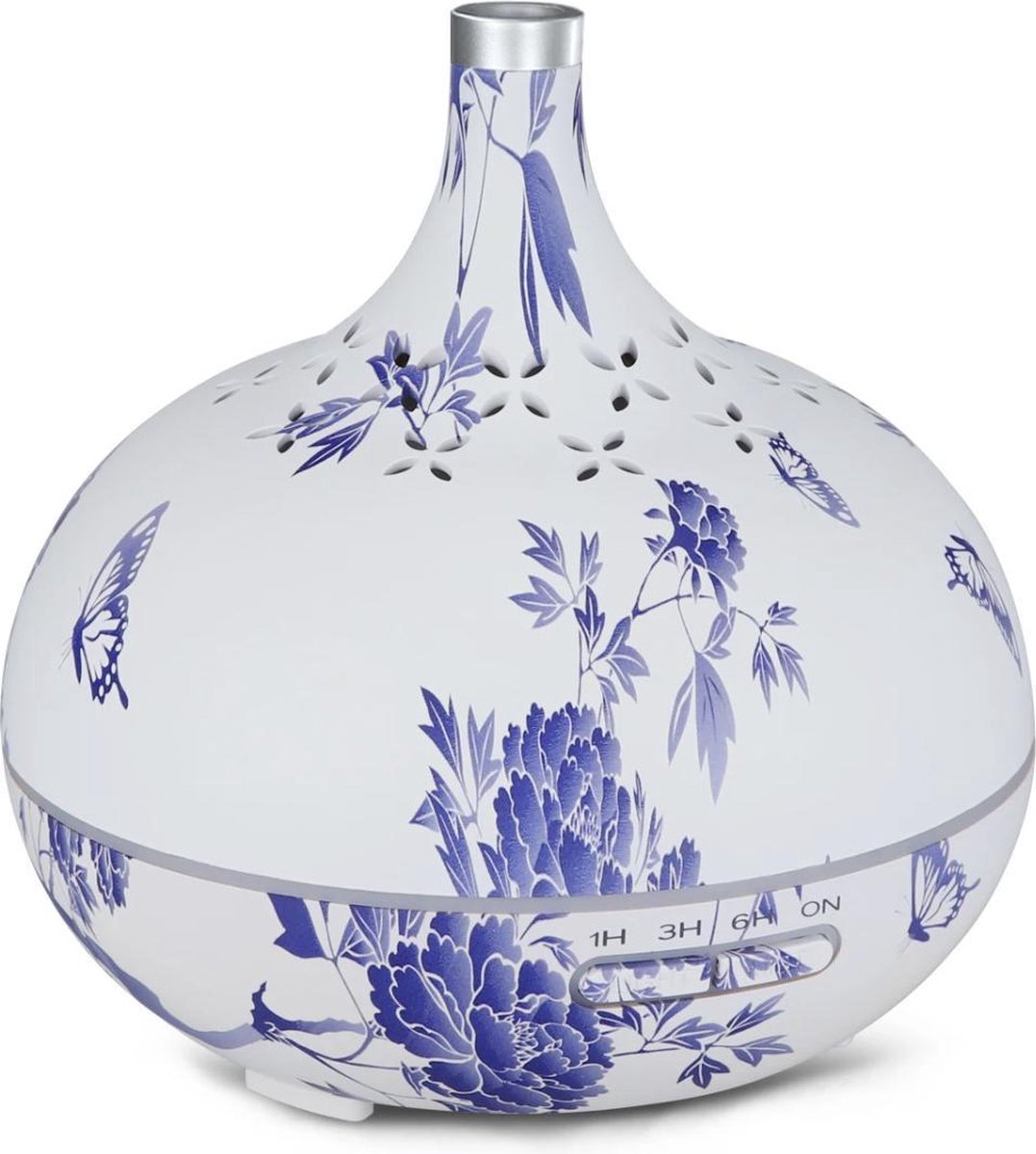 Devacieux Aroma Diffuser - Luchtbevochtiger - Geurverspreider + 10ML NEUTRIHERBS Olie - 400 ML - Delftsblauw