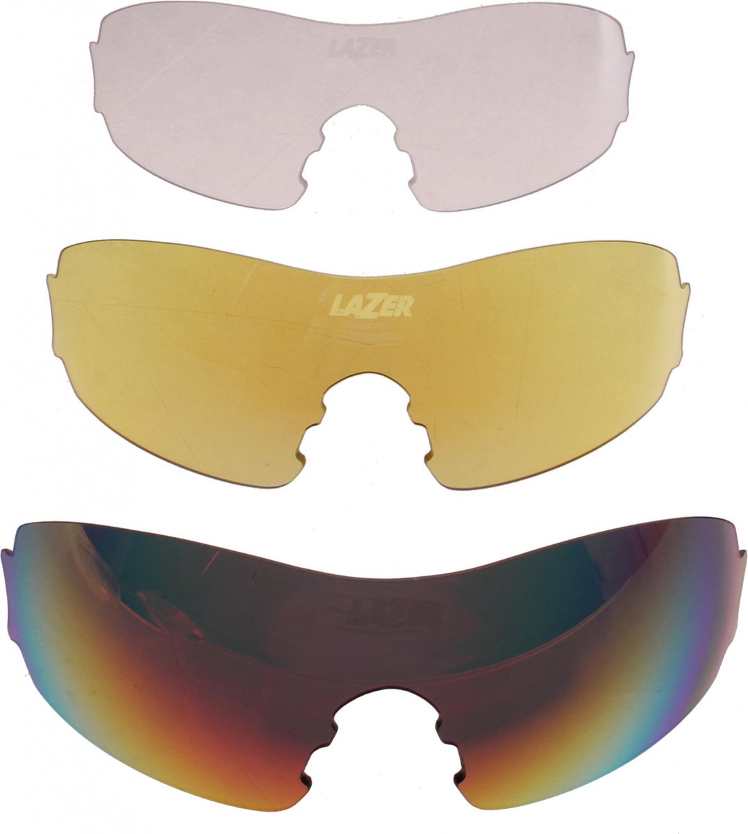 Lazer Lenzenset Fietsbril M1-s Rood/geel/transparant