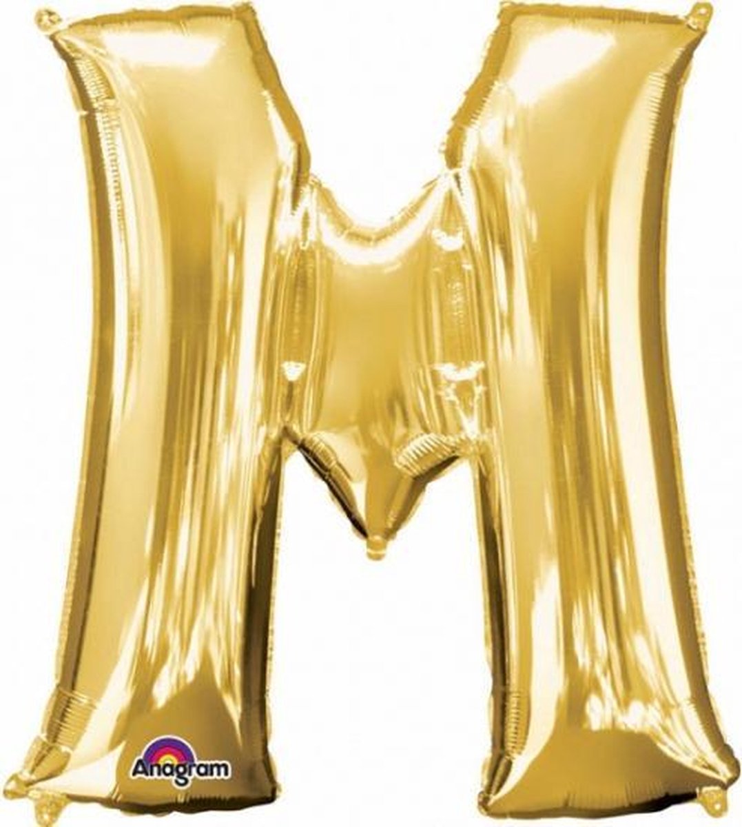 Letter M ballon goud 86 cm