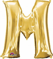 Letter M ballon goud 86 cm