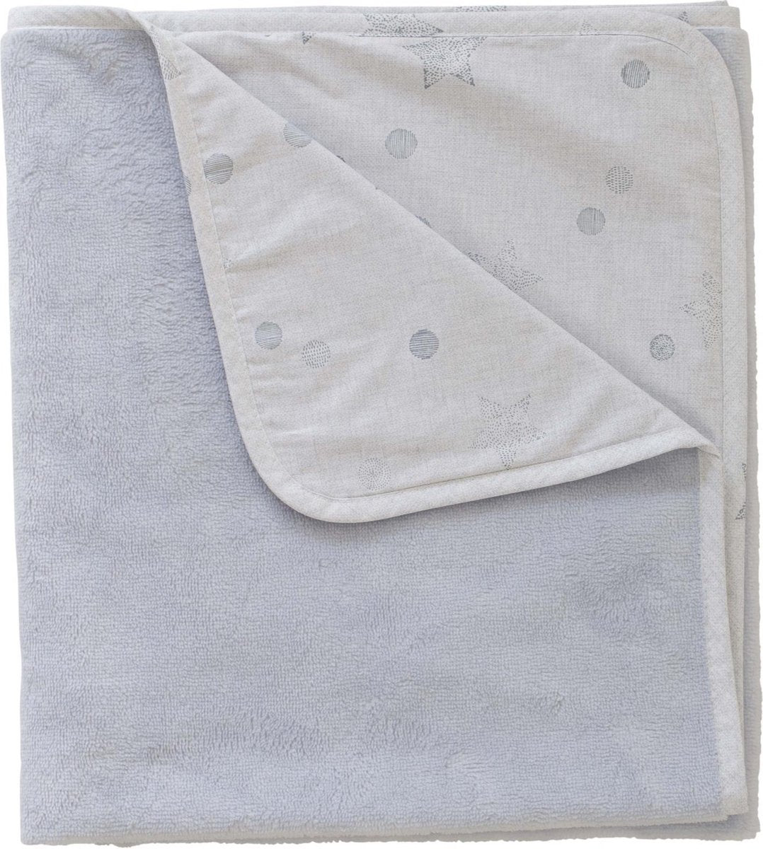 Pericles Ledikantdeken Star 100 X 150 Cm Grijs/wit