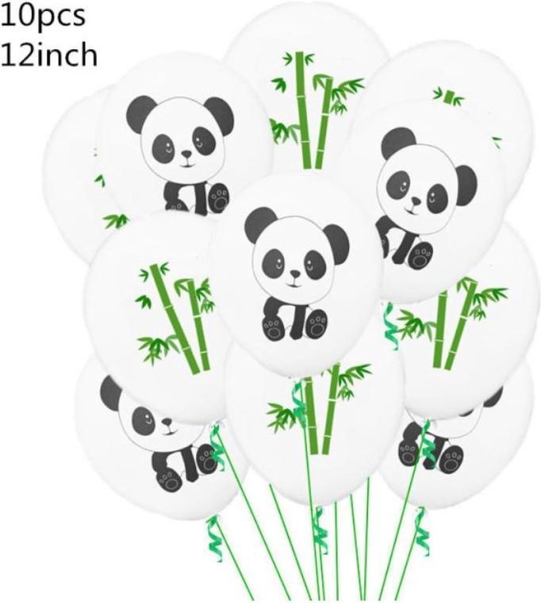 10 stuks ballonnen panda