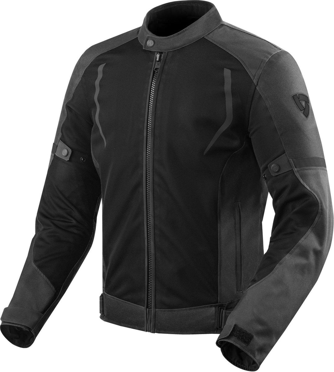 REV'IT! TORQUE BLACK TEXTILE MOTORCYCLE JACKET XL