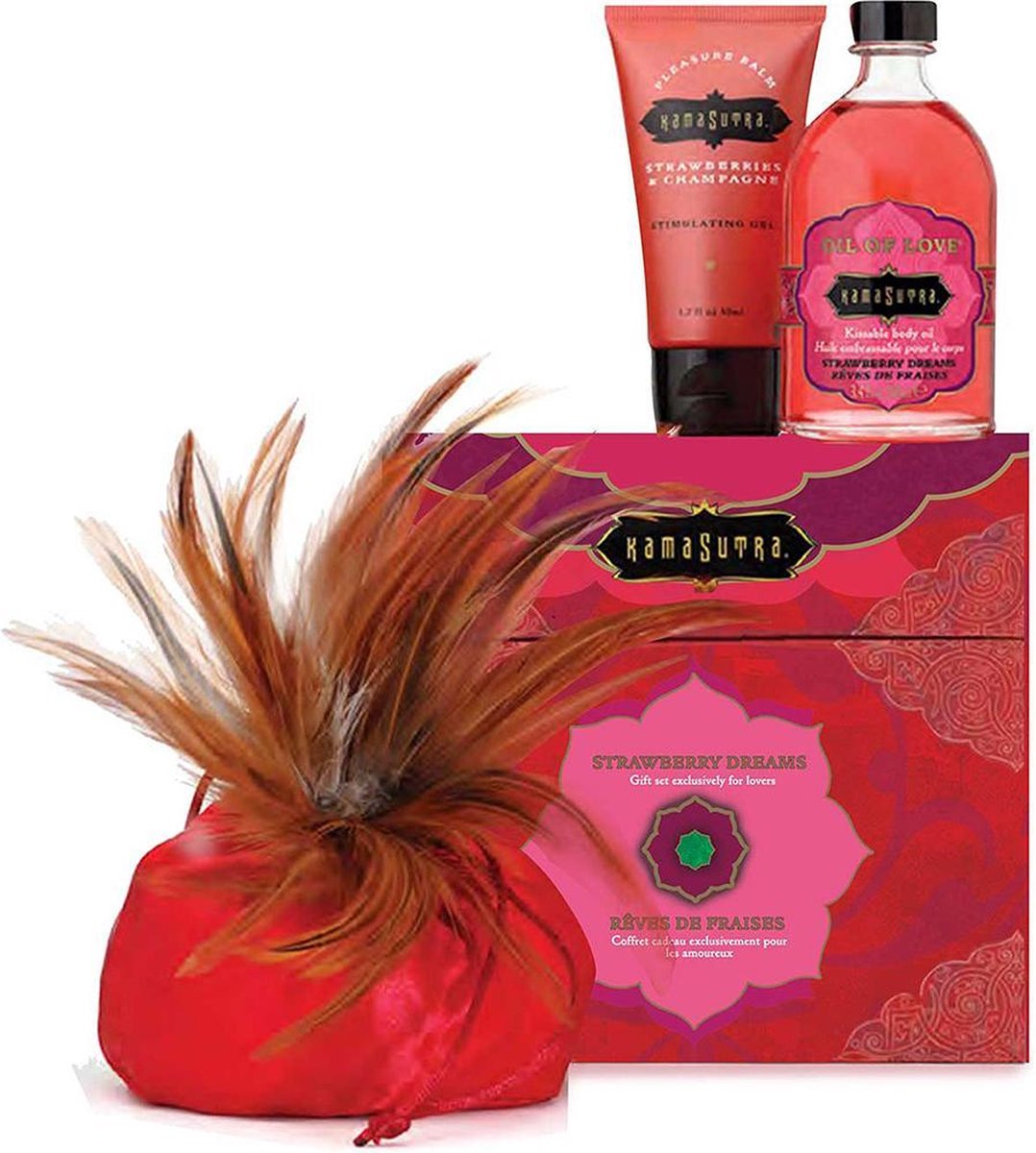 Kamasutra Treasure Trove Strawberry Geschenkset