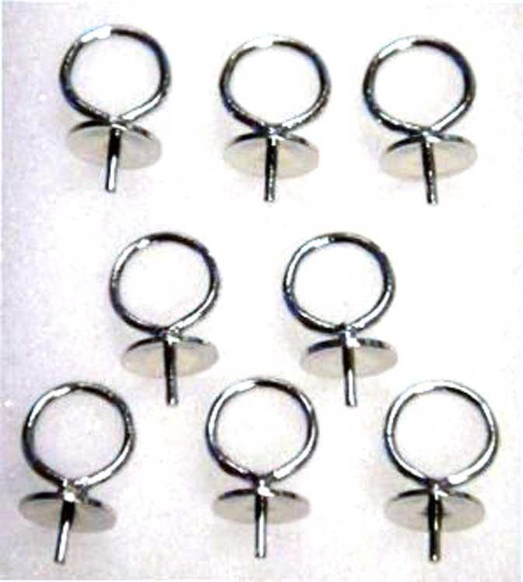 16 Hangers met Pin - 6mm Cap & Pin