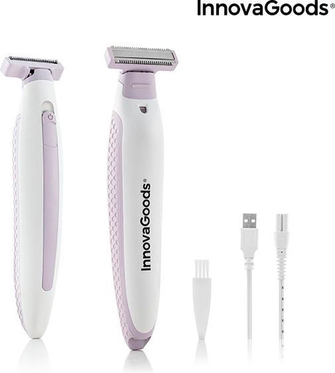 Oplaadbaar damesscheerapparaat Silskin Wellness Beauté - Damesscheerapparaat - Scheerapparaat vrouw - Scheermesjes vrouw - Scheerapparaat dames - Trimmer vrouw
