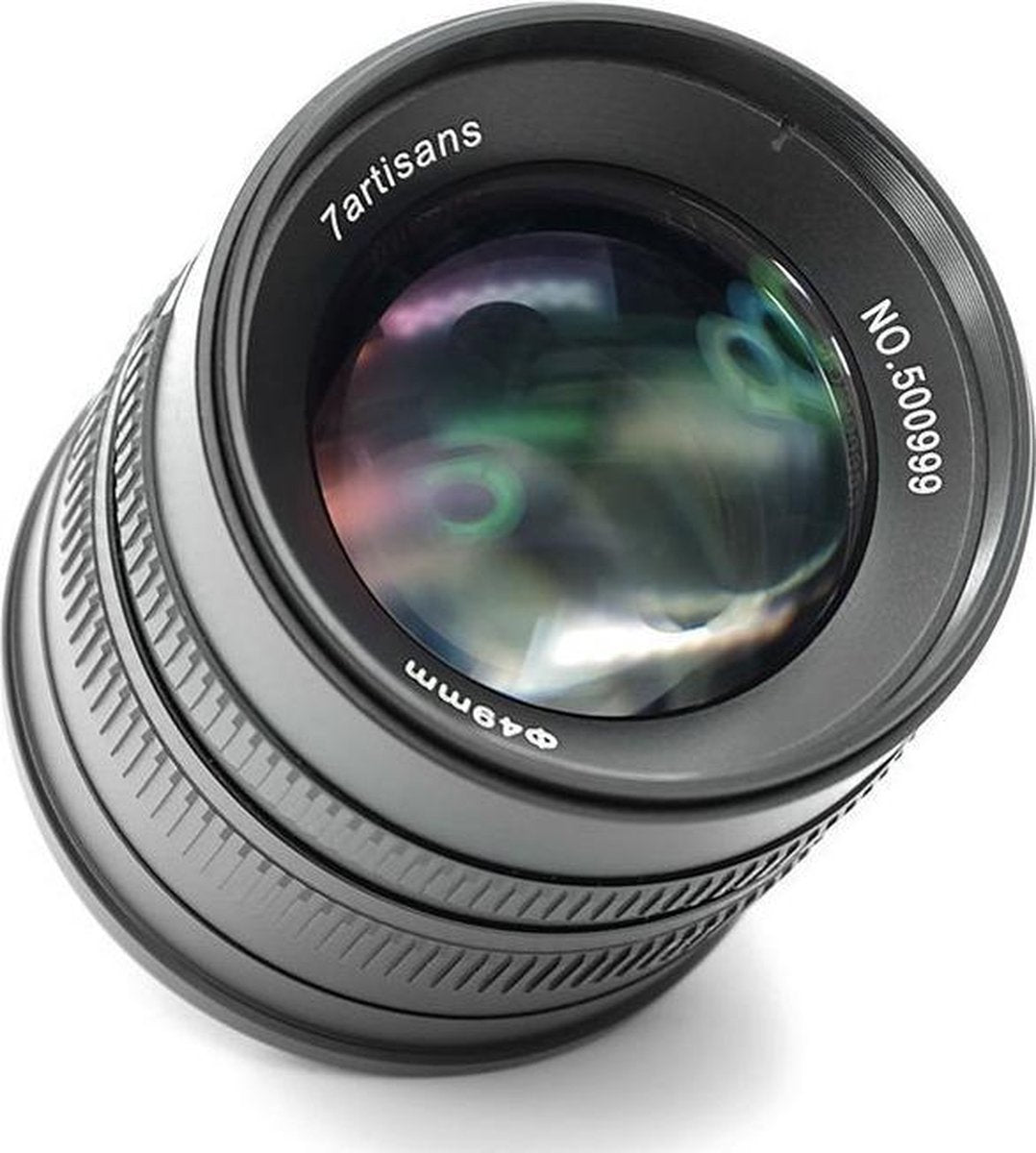 7artisans 55mm F1.4 manual focus lens Sony systeem camera + Gratis lenspen + 49mm uv filter en zonnekap