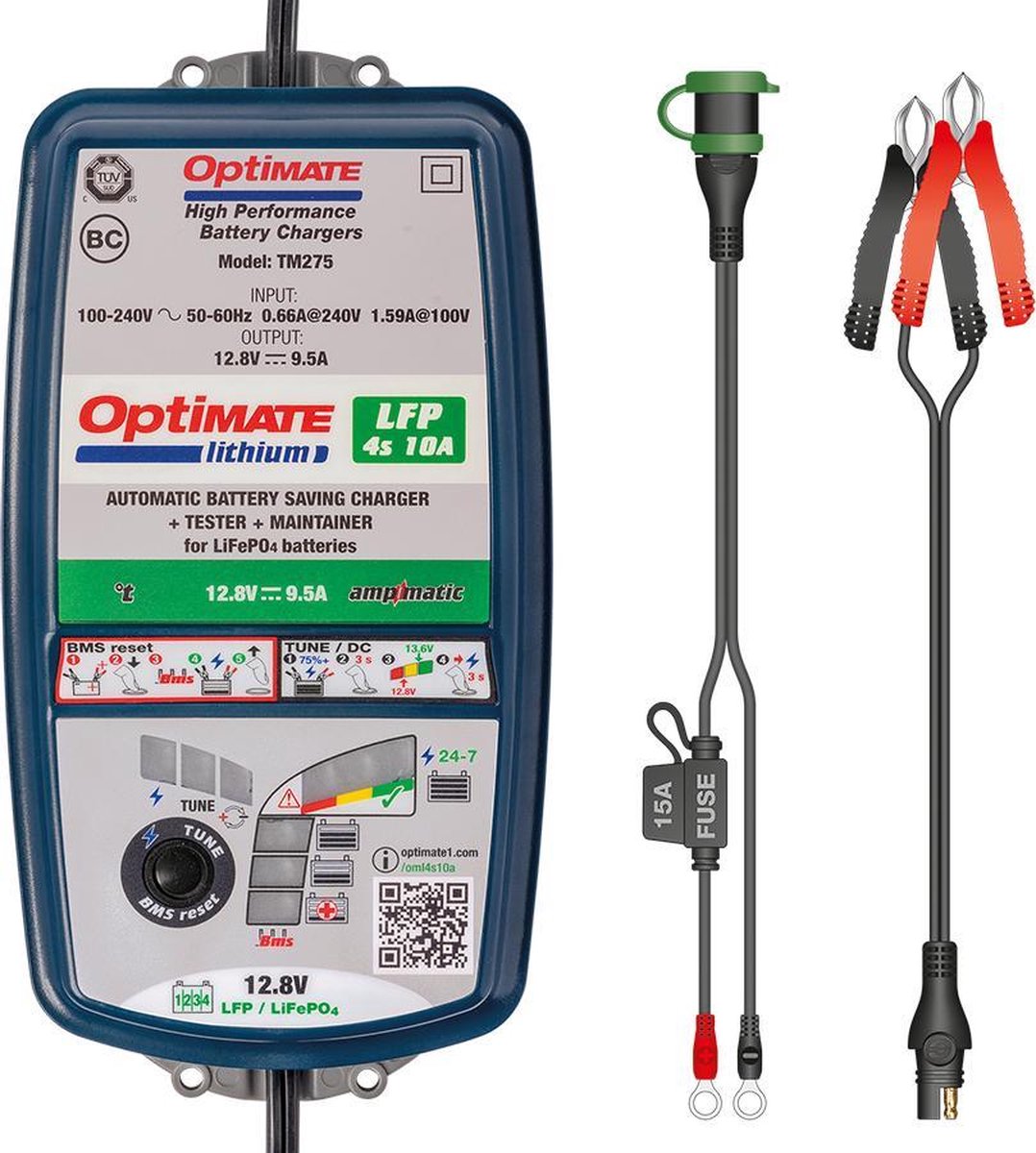 TecMate OptiMate Lithium 4s 10A
