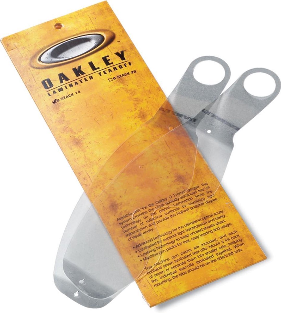 Oakley Crossbril Laminated Tear-Off's-Oakley Front Line