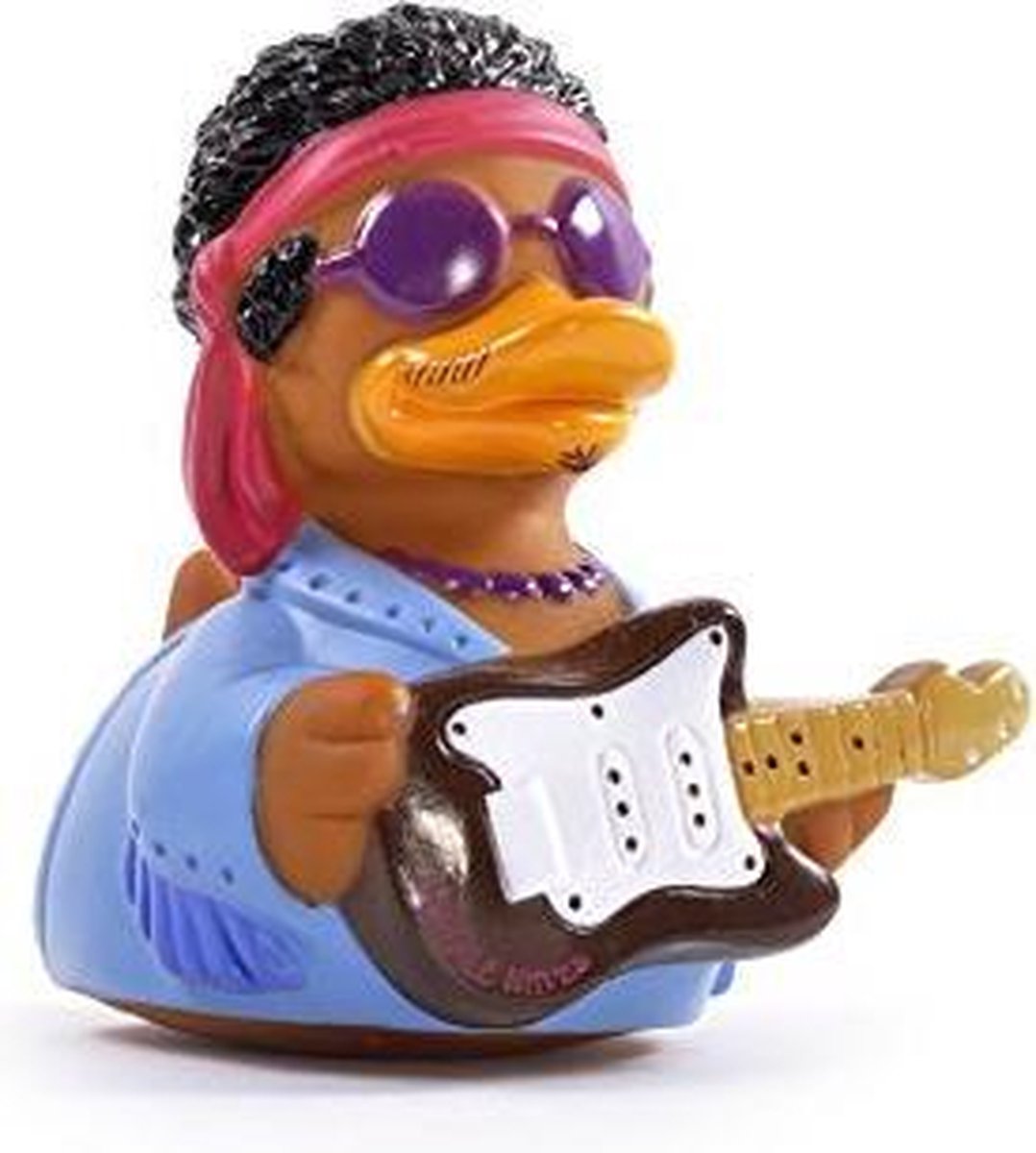 CelebriDucks PURPLE WAVES GUITAR HERO    JIMMY HENDRIX   11cm  bekendste badeendjes merk uit de USA