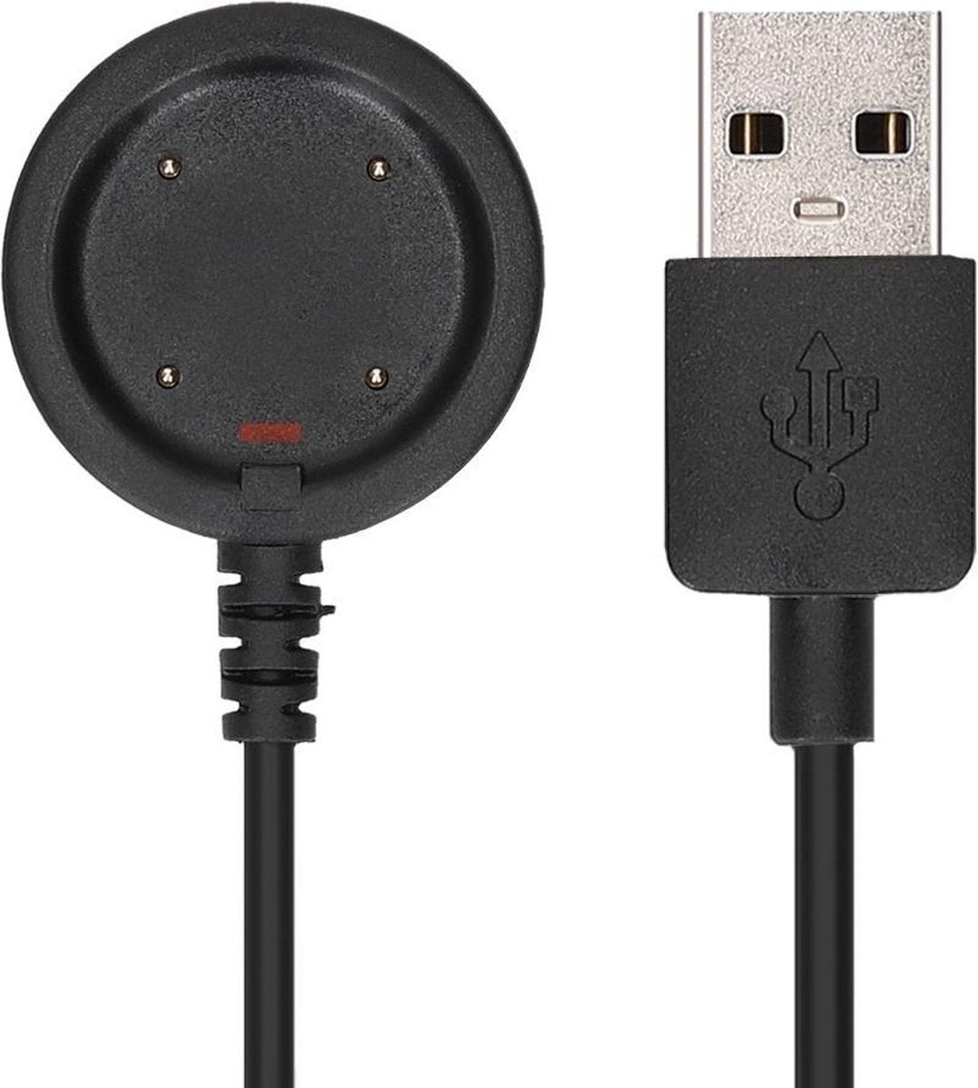 kwmobile USB-oplaadkabel voor Polar Vantage V / V2 / Vantage M / Ignite / Grit X - kabel voor fitnesstracker - zwart