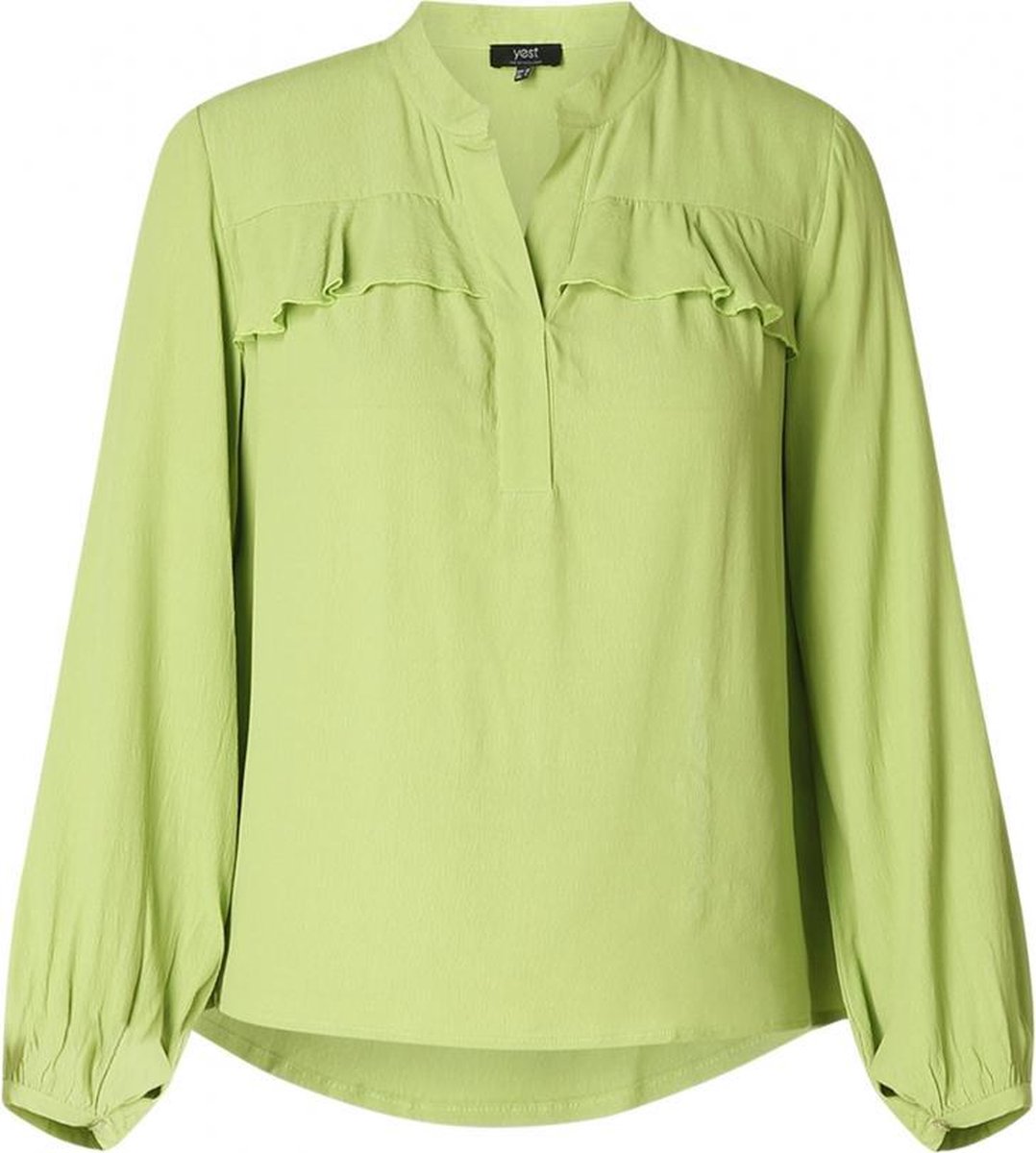 YEST Gerlynn Blouse - Lime - maat 38