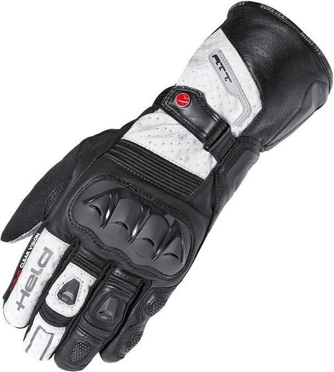 Held Air N Dry Gore-Tex 2in1 Black Grey Motorcycle Gloves 10