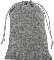 Shingyo Jute zakjes (PE) diversen maten - Product Maat: 10x15cm / Product Hoeveelheid: 100 st. / Product Kleur: Antraciet