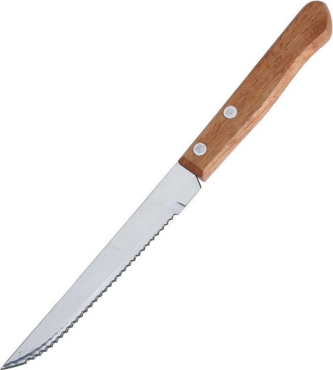 Vaggan Steakmessen set houten handvat 6 stuks
