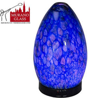 NatuurDirect - Murano glas "olijf" aroma diffuser - 2021 - kleuren Led verlichting
