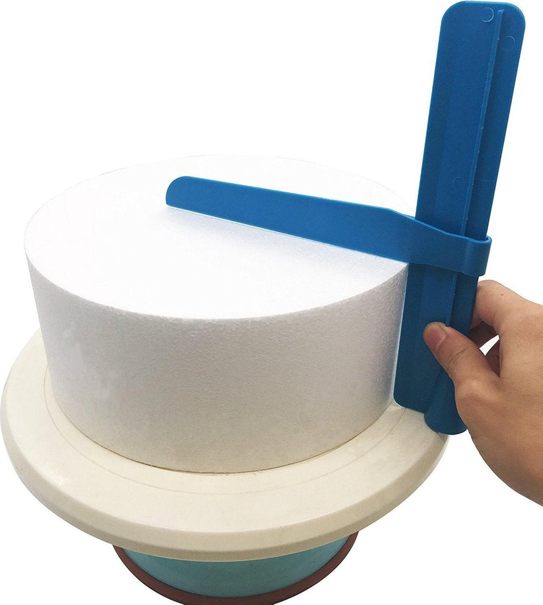 SuperEasyCommerce Fondantschraper |Deegschraper | Spatel | Bakgerei | Blauw