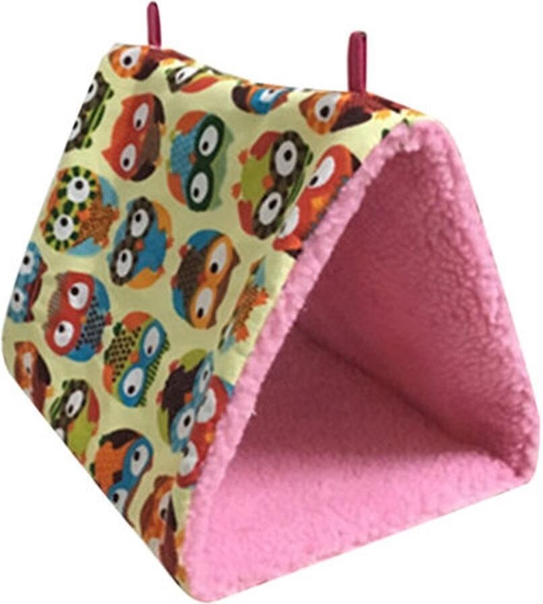 WiseGoods Warm Pluche Slaapzak / Tent voor Huisdier - Mand voor Binnen - Knaagdier - Vogelhuis - Hamster Huisje - Vogelspeelgoed