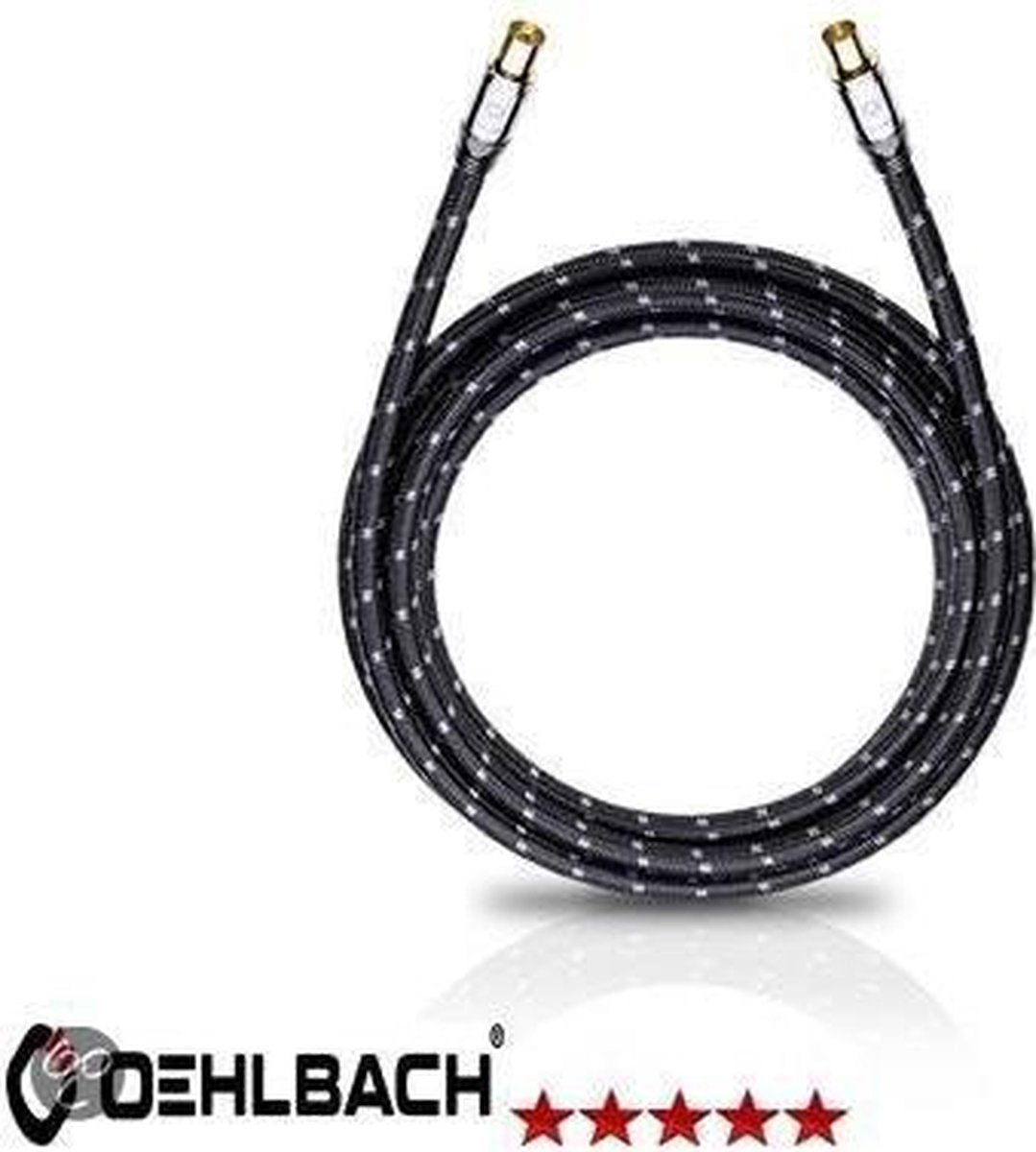 Oehlbach - Coax Kabel - zwart - 1.7 meter