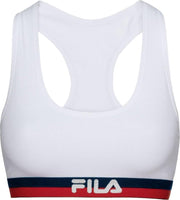 Fila Woman Bra Elastic Band Sportbeha Wit  maat XL