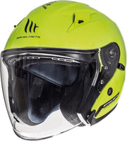Helm MT Jet Avenue sv fluor geel M