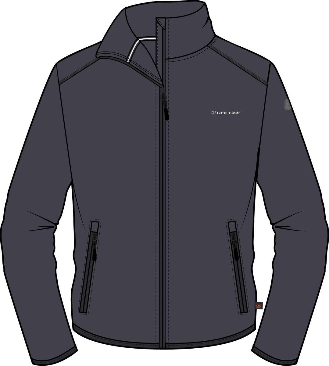 Derek Heren Fleece Vest - Ebony