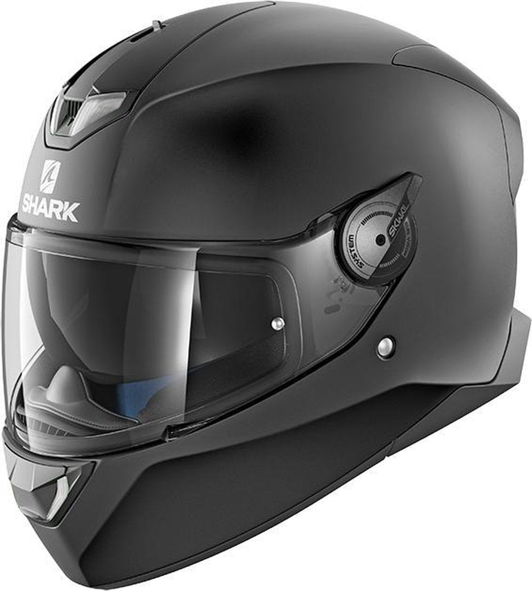 Shark Skwal 2 2019 Blank Mat Zwart KMA Integraalhelm - Motorhelm -  Maat XS