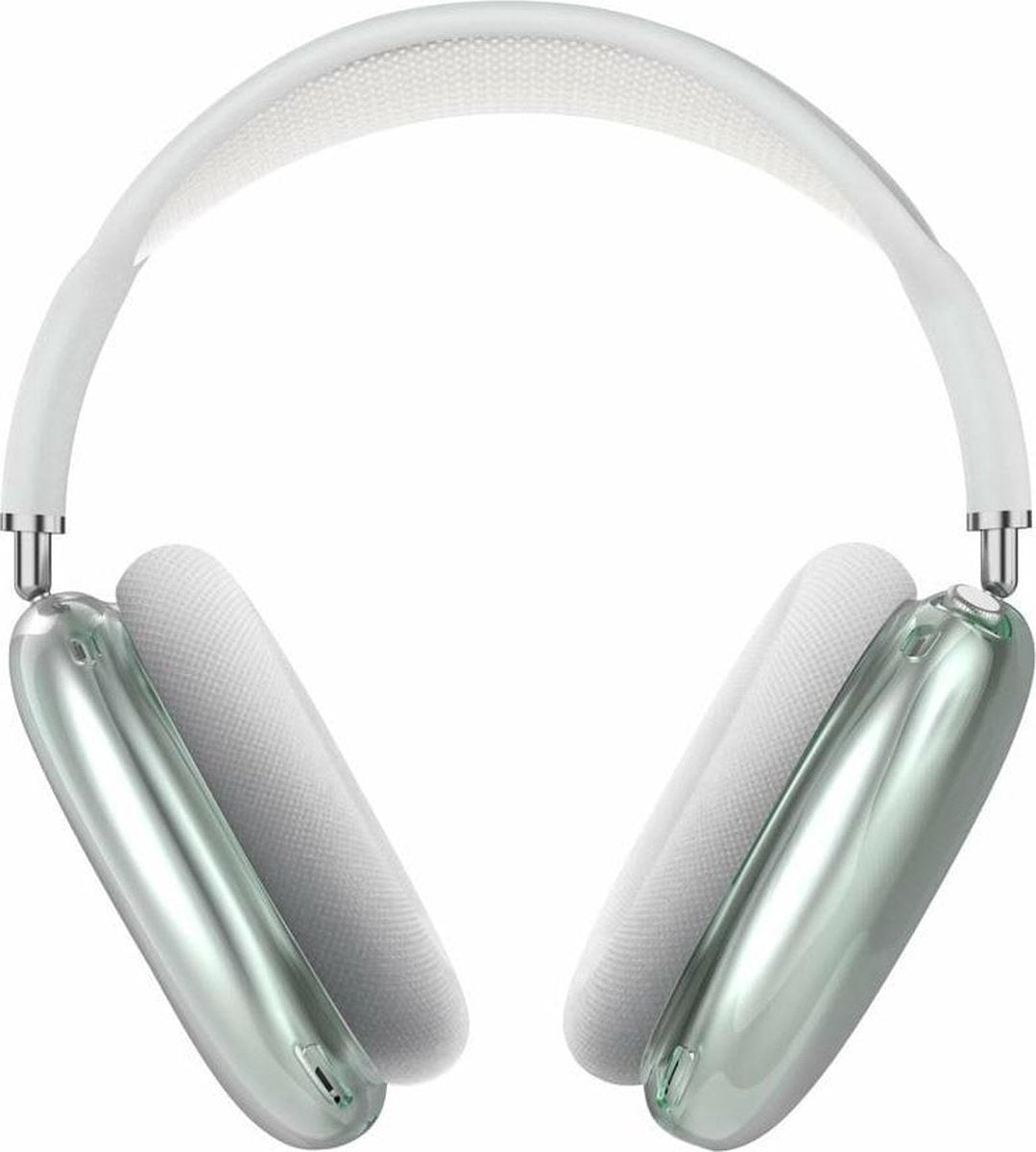 Airpods Max Headset Cover Case - Siliconen Transparant Groen | Watchbands-shop.nl