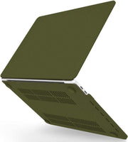 Shieldcase Macbook Pro 13 inch 2020 hardcase - zand legergroen