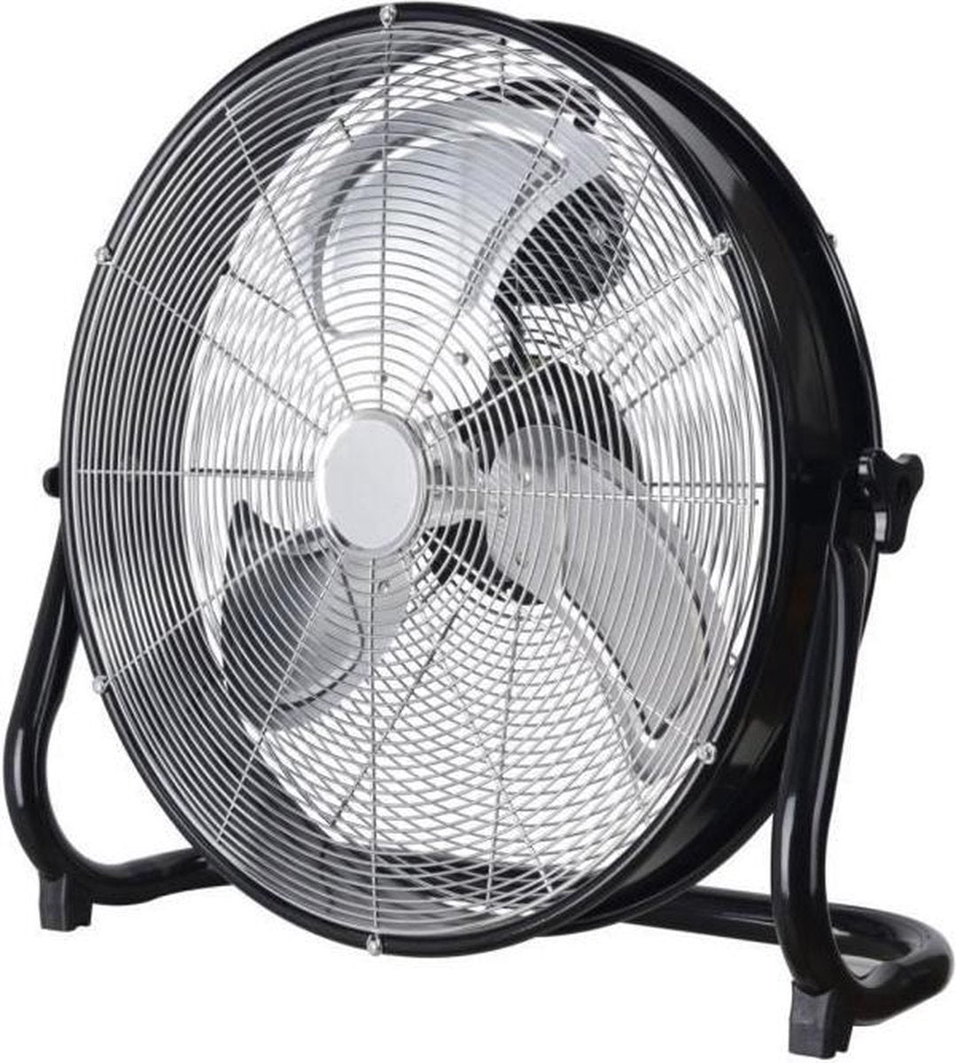 OCEANIC Industriële vloerventilator - Luchtventilator - 120 W - 3 snelheden - Diameter 45 cm - Zwart